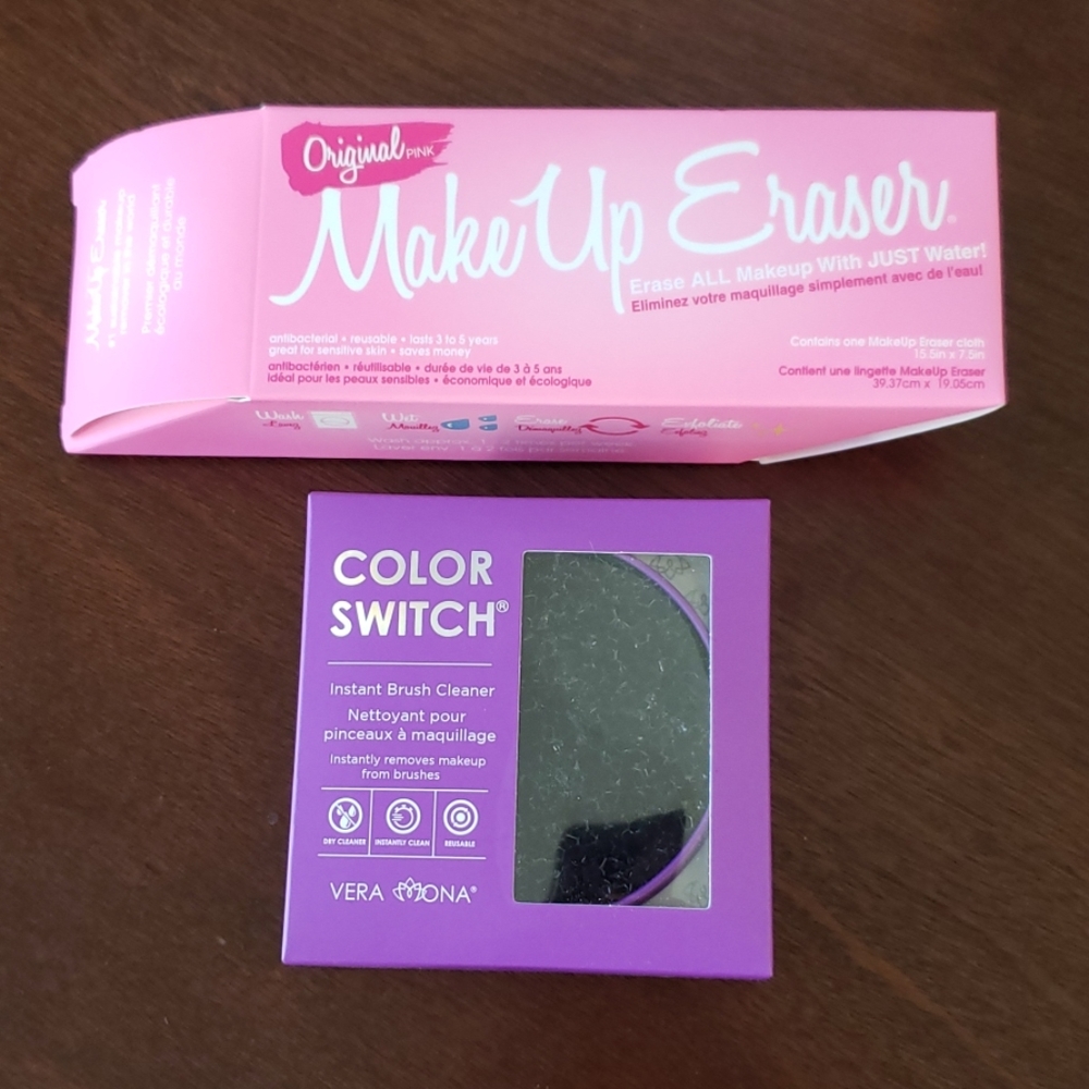BNIB Original pink Makeup Eraser and Color Switch